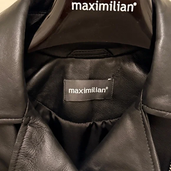 Saks Maximilian Leather Fringe Jacket - Picture 8 of 13